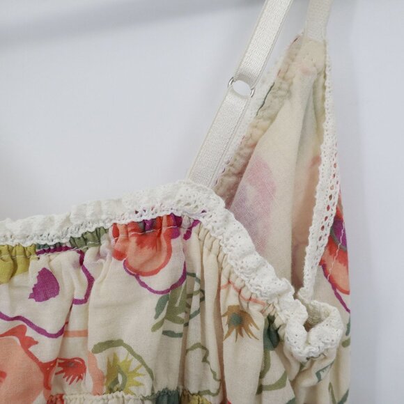 Derek Heart Babydoll Sundress Womens L Cream Bloomcore Girlhood Boho Cottagecore - Picture 14 of 16
